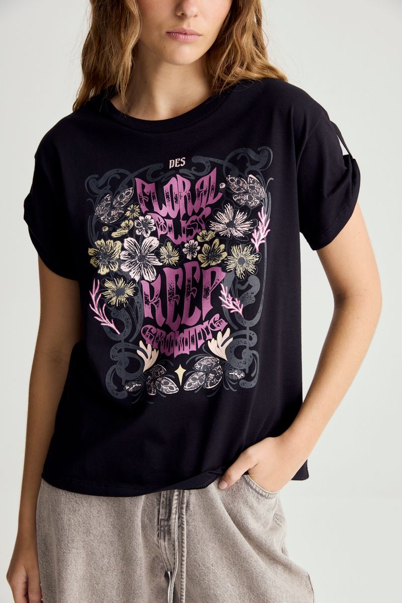 REMERA COTTON PRINT BLISS
