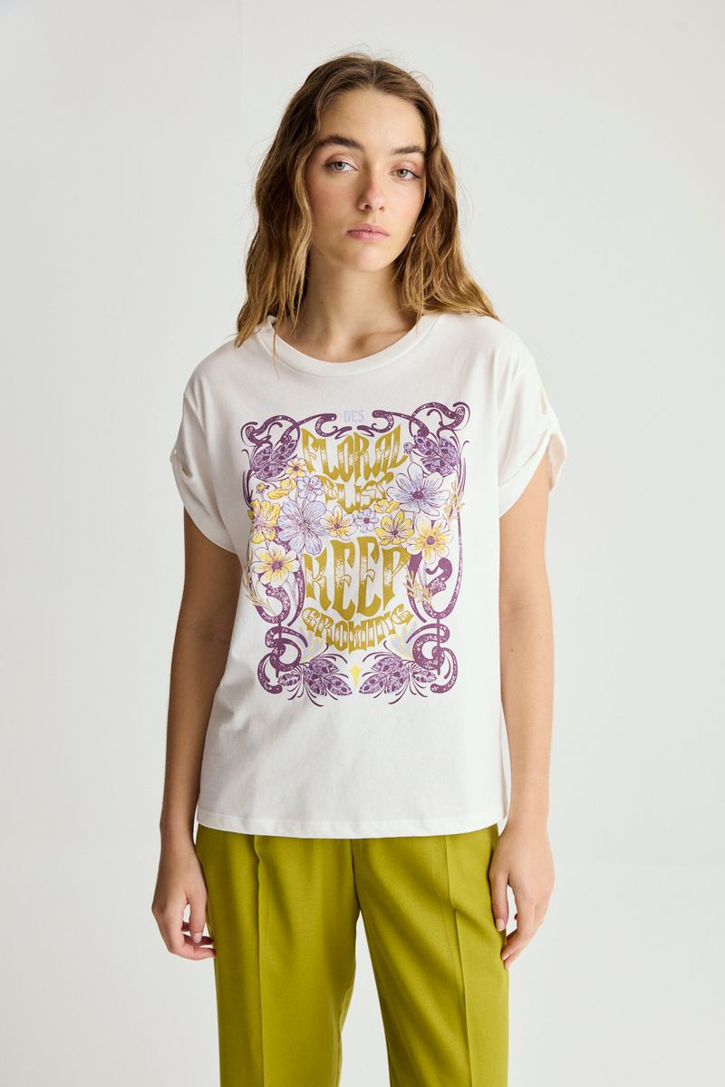 REMERA COTTON PRINT BLISS