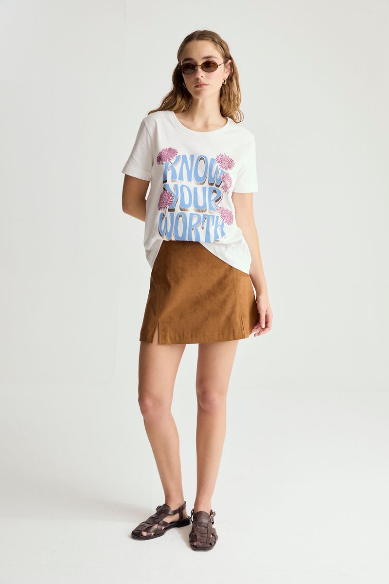 REMERA COTTON PRINT WORTH