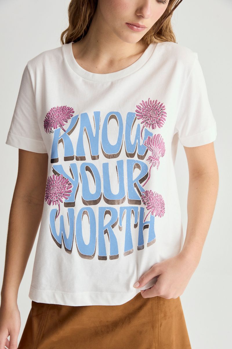 REMERA COTTON PRINT WORTH
