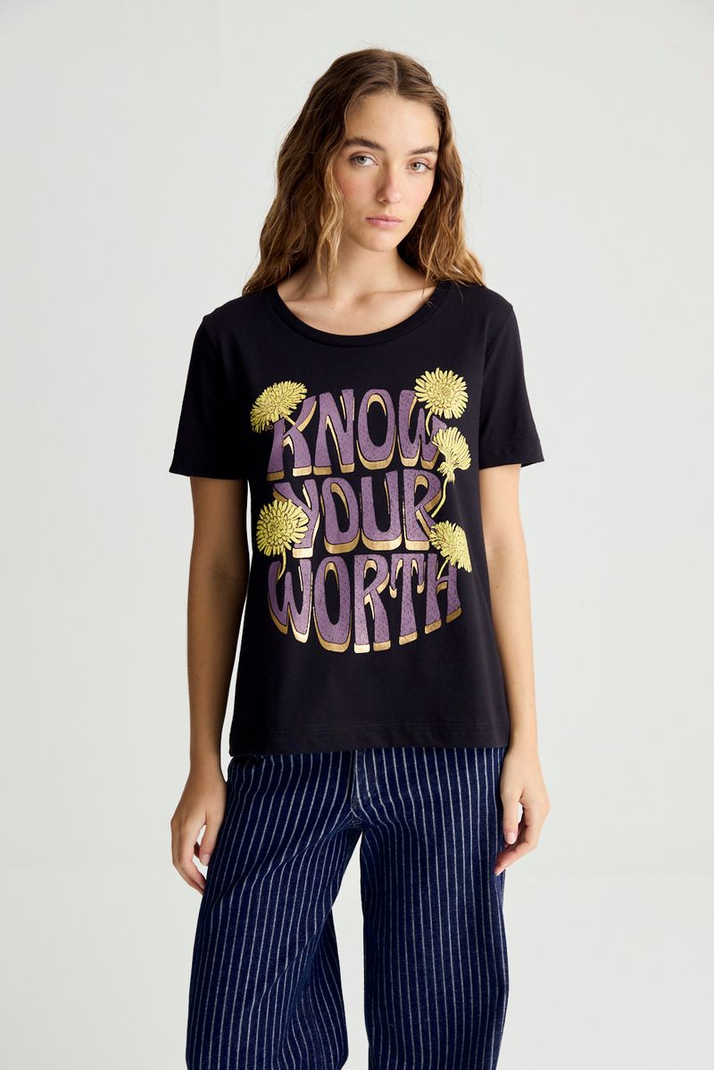 REMERA COTTON PRINT WORTH