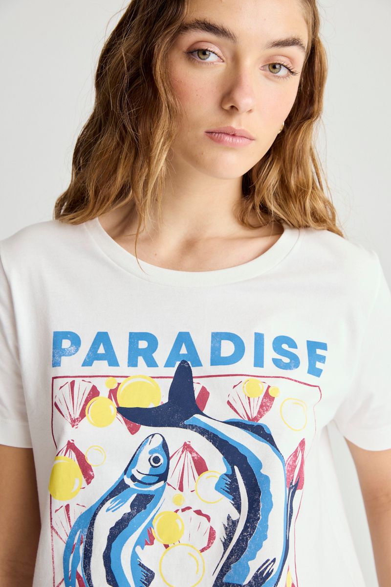 REMERA COTTON PRINT LUCKY