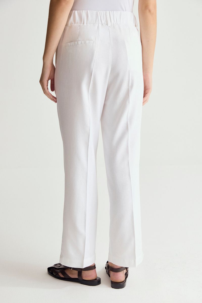PANTALON LINO GARDENIA