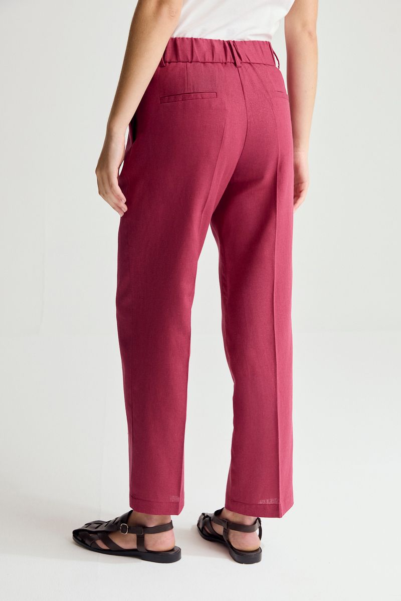 PANTALON LINO GARDENIA