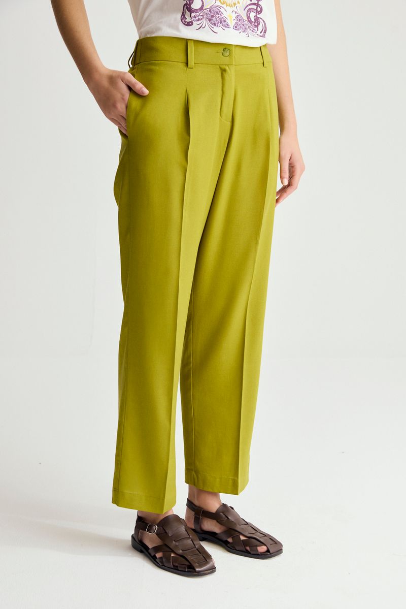 PANTALON LINO GARDENIA