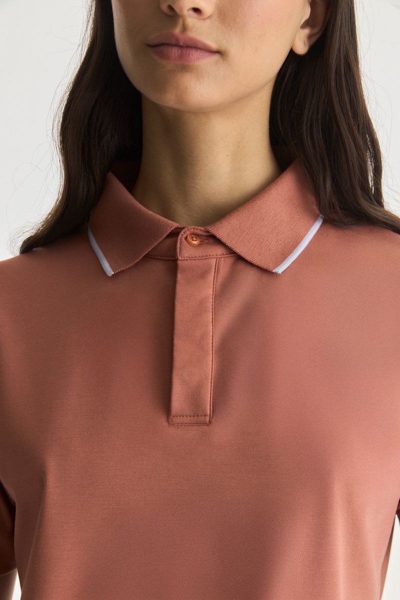 REMERA POLO PIQUÉ GRAY