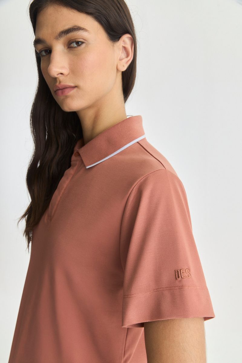 REMERA POLO PIQUÉ GRAY