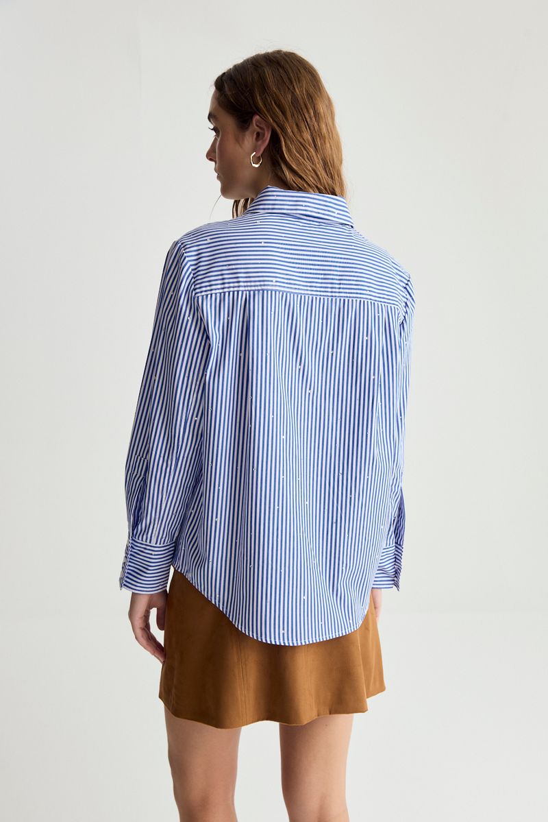 CAMISA STRIPED STONES