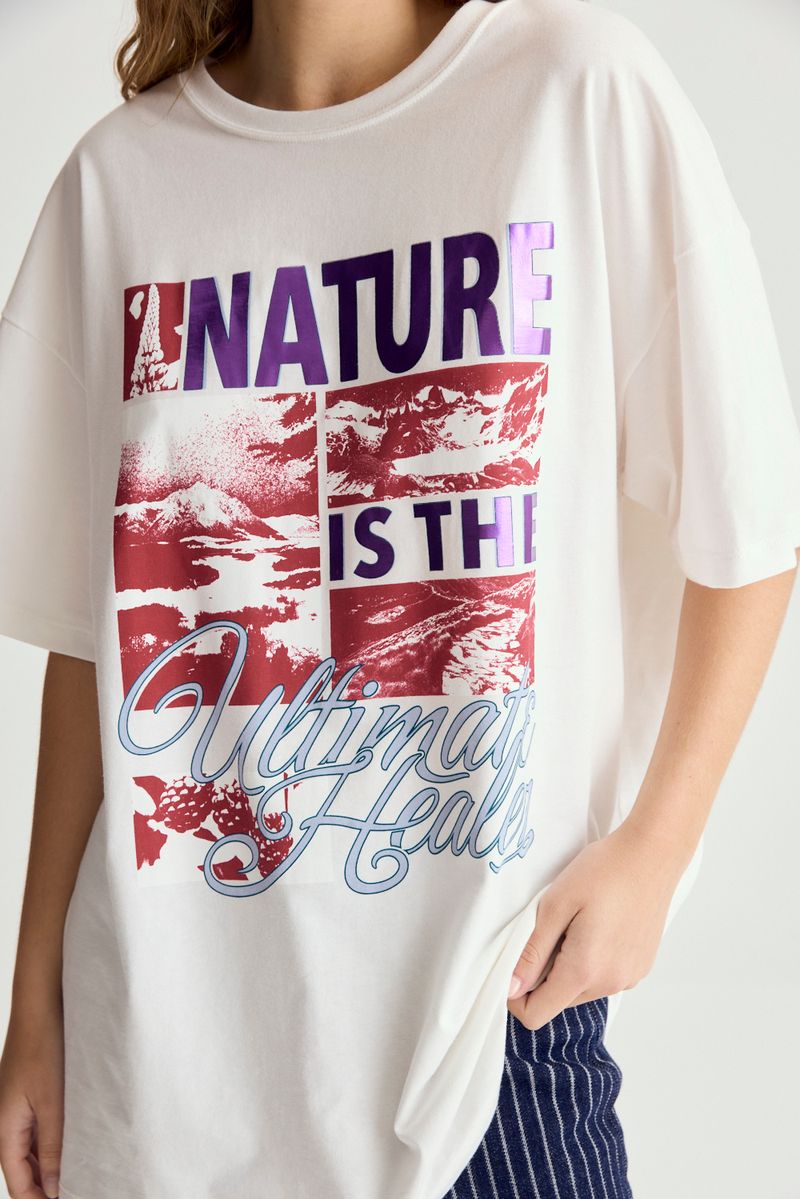 REMERA OVER PRINT LOOKOUT