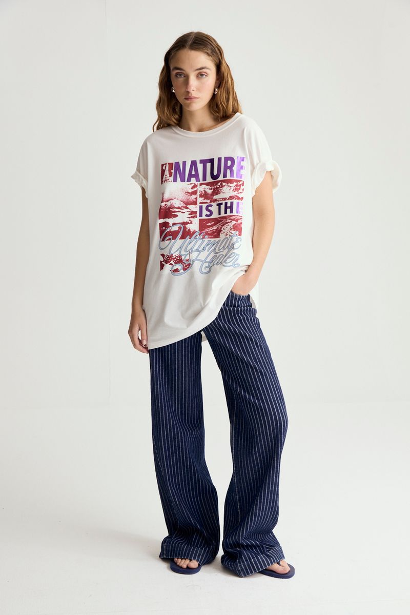 REMERA OVER PRINT LOOKOUT