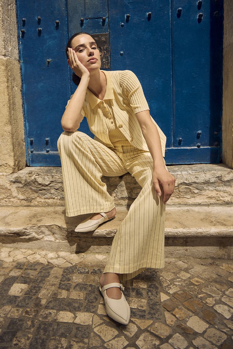 PANTALON LINO STRIPE