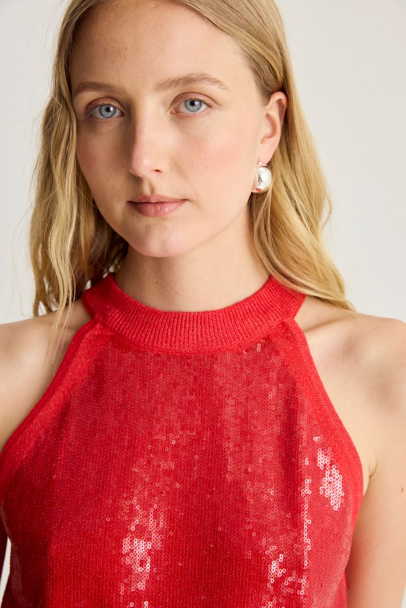 SWEATER TOP FULL SEQUINS