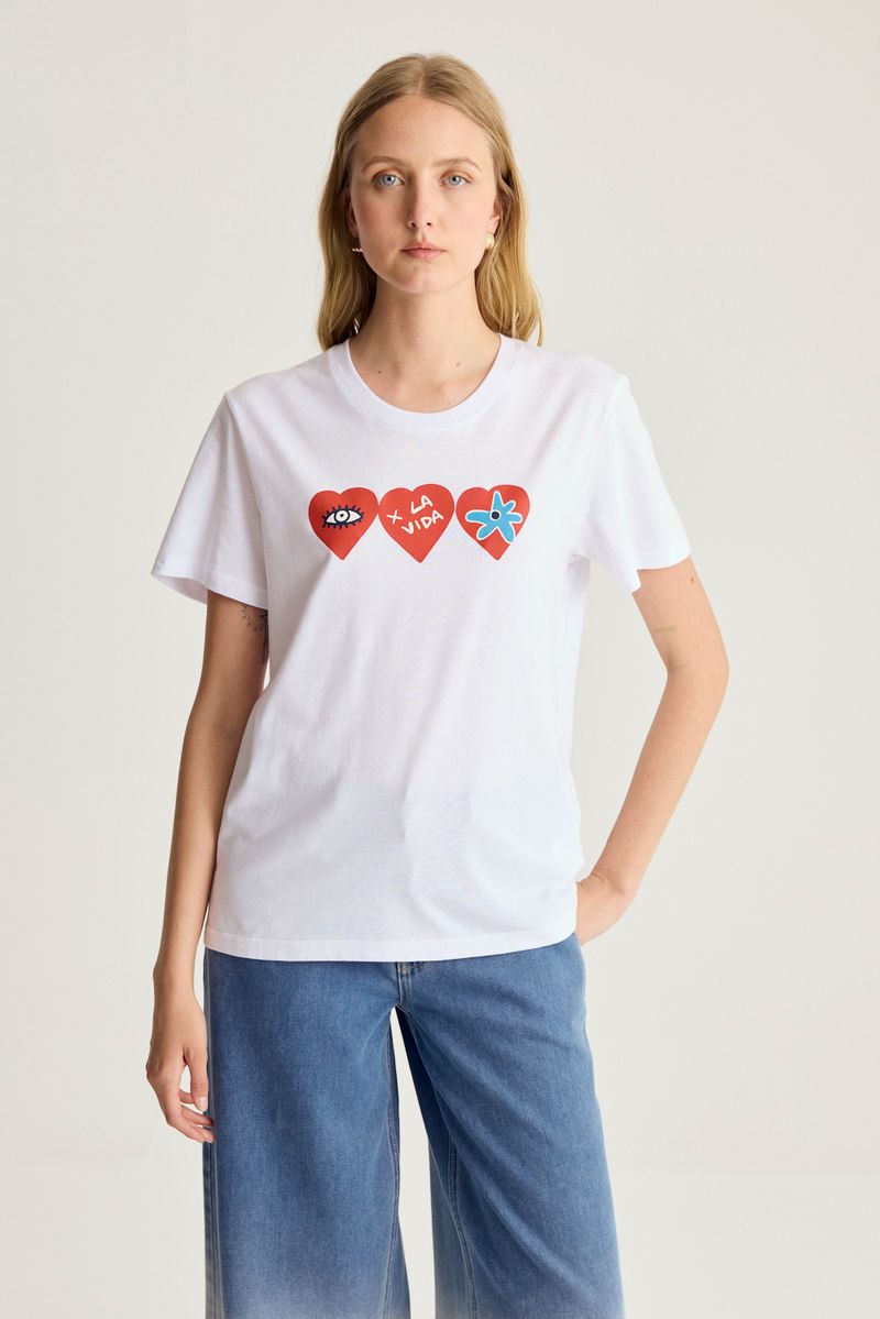 REMERA PRINT X LA VIDA