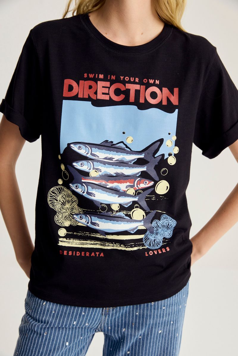 REMERA COTTON PRINT SARDINE