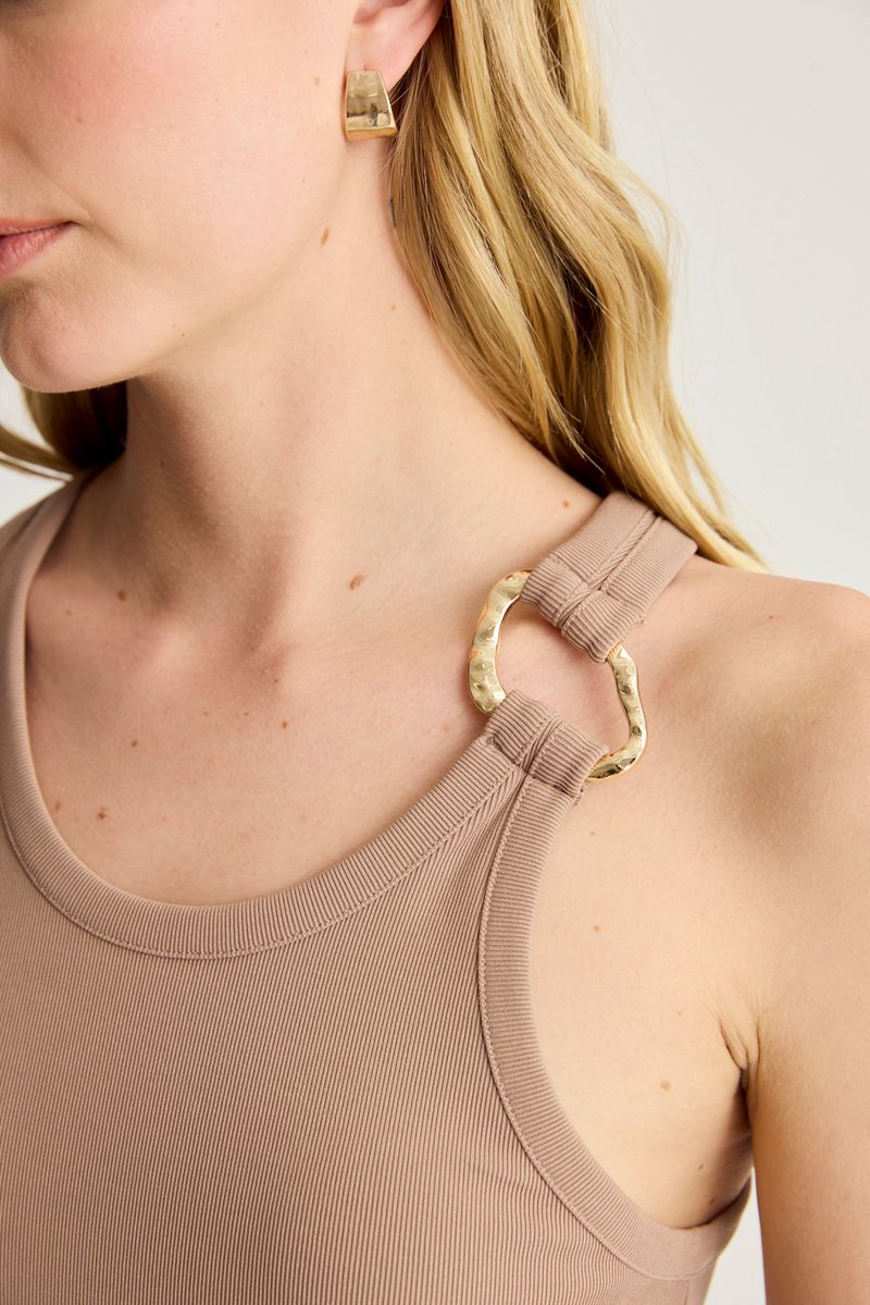 MUSCULOSA RIBBED EMBELLISH