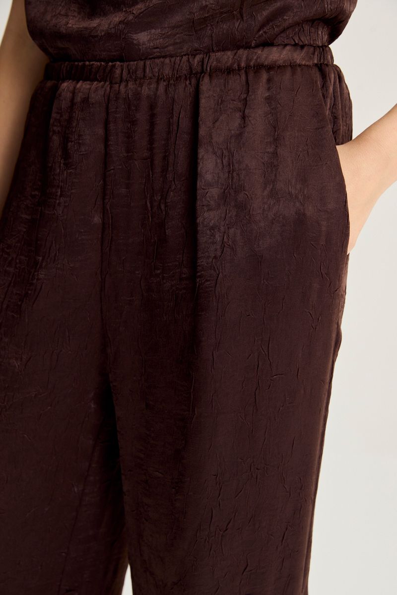 PANTALON SATEN CRINKLED