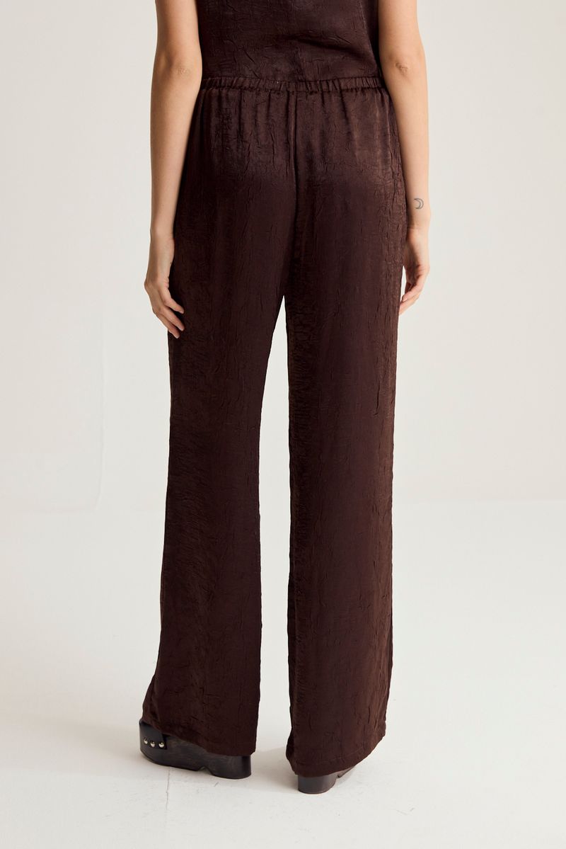 PANTALON SATEN CRINKLED