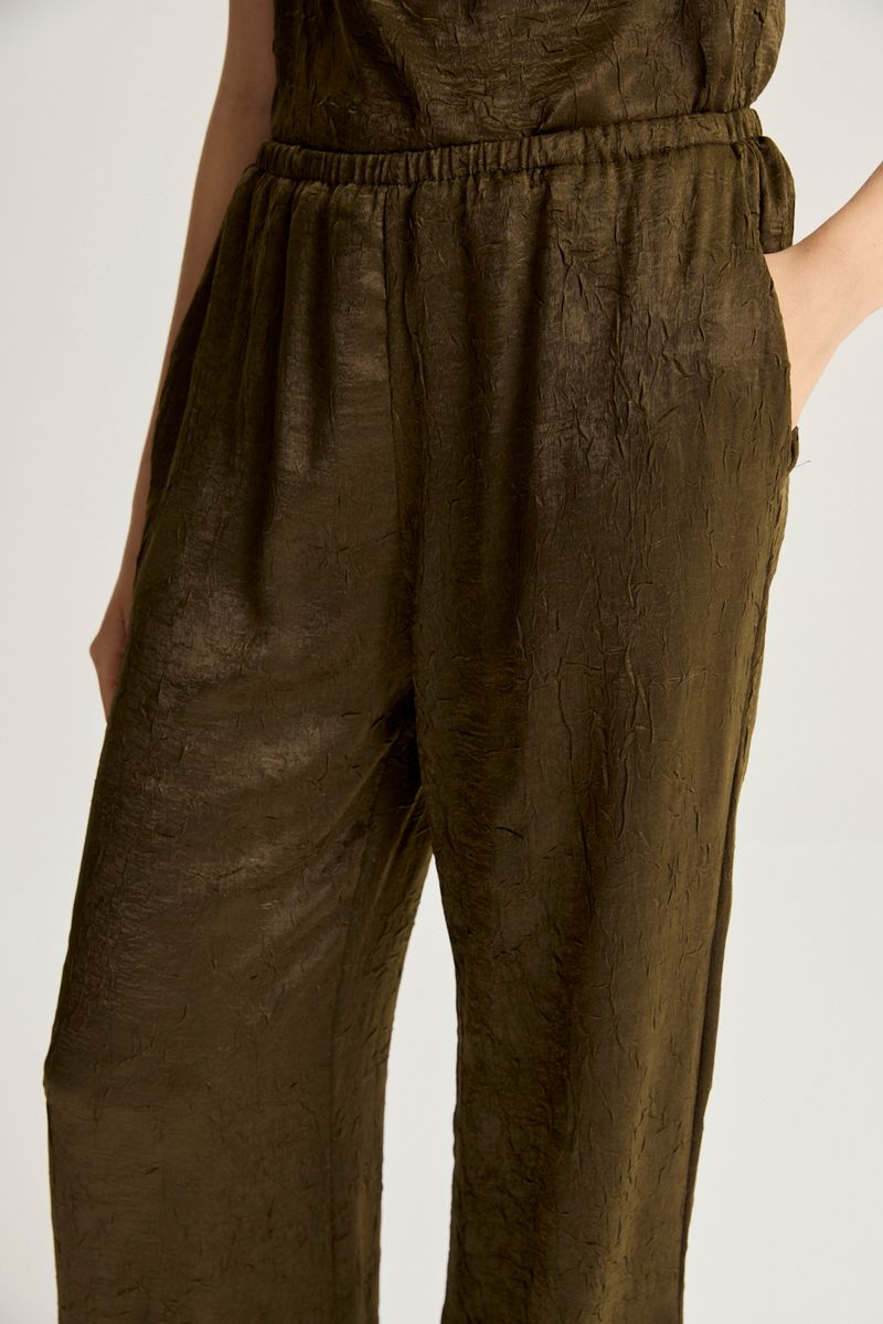 PANTALON SATEN CRINKLED