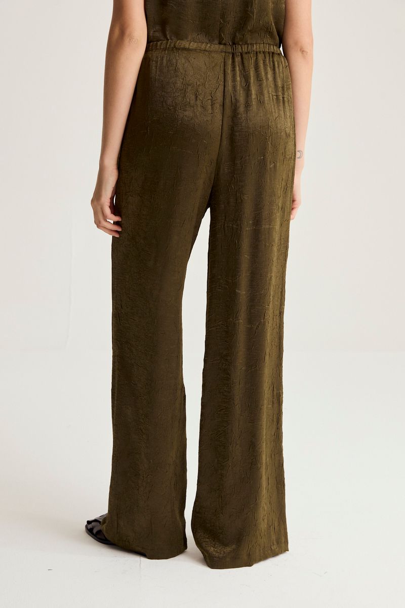 PANTALON SATEN CRINKLED