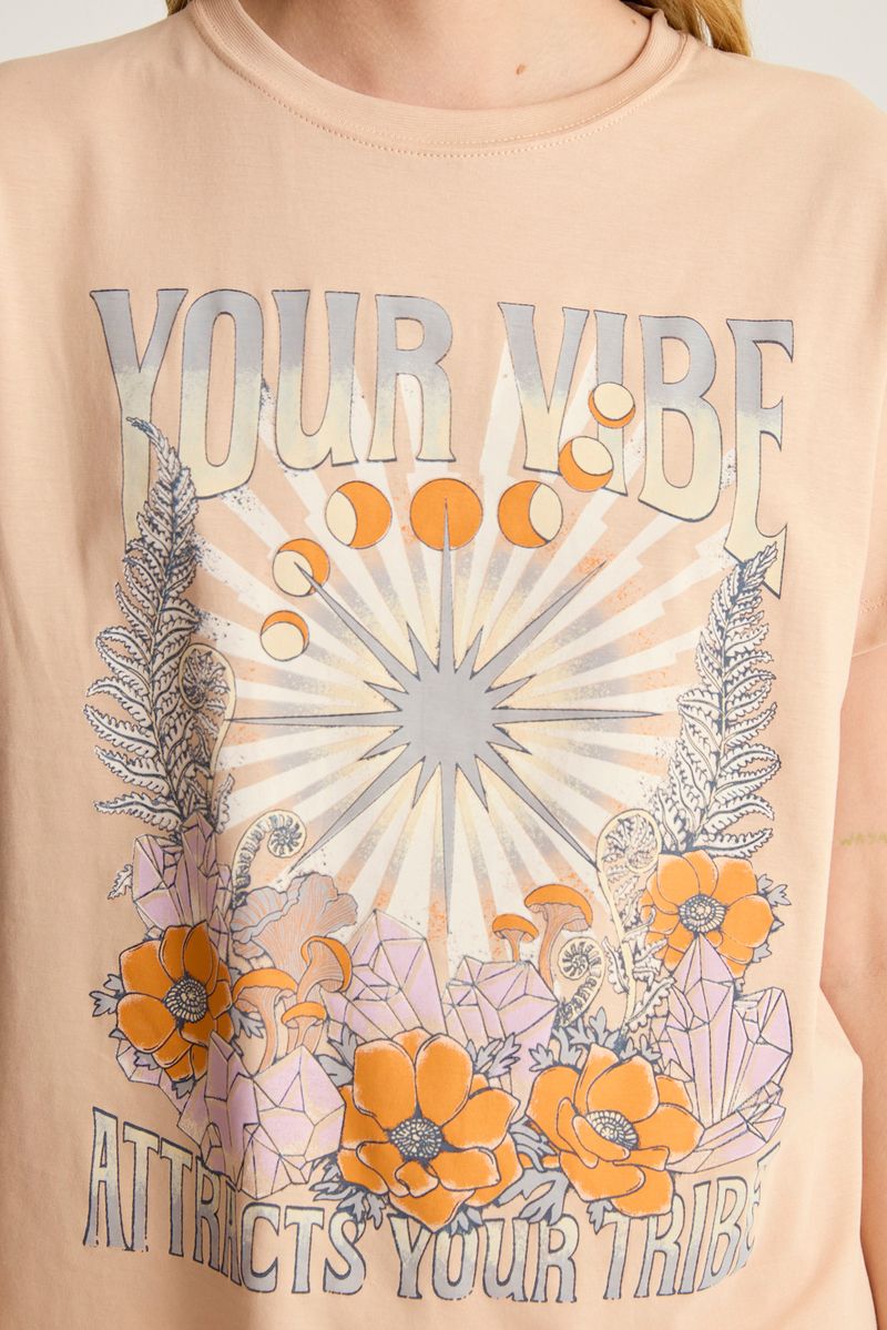 REMERA PIMA PRINT VIBES
