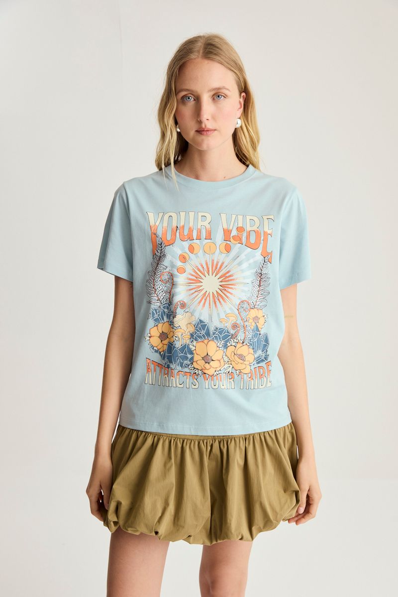 REMERA PIMA PRINT VIBES