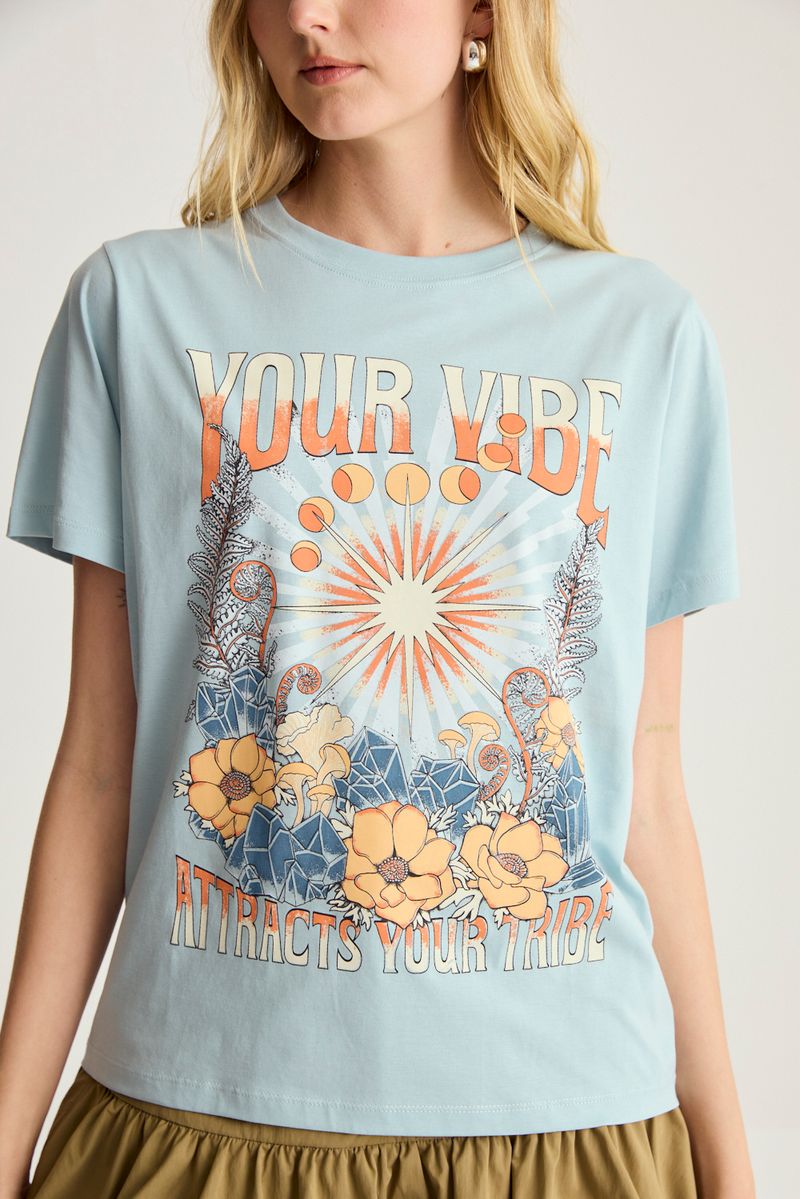 REMERA PIMA PRINT VIBES