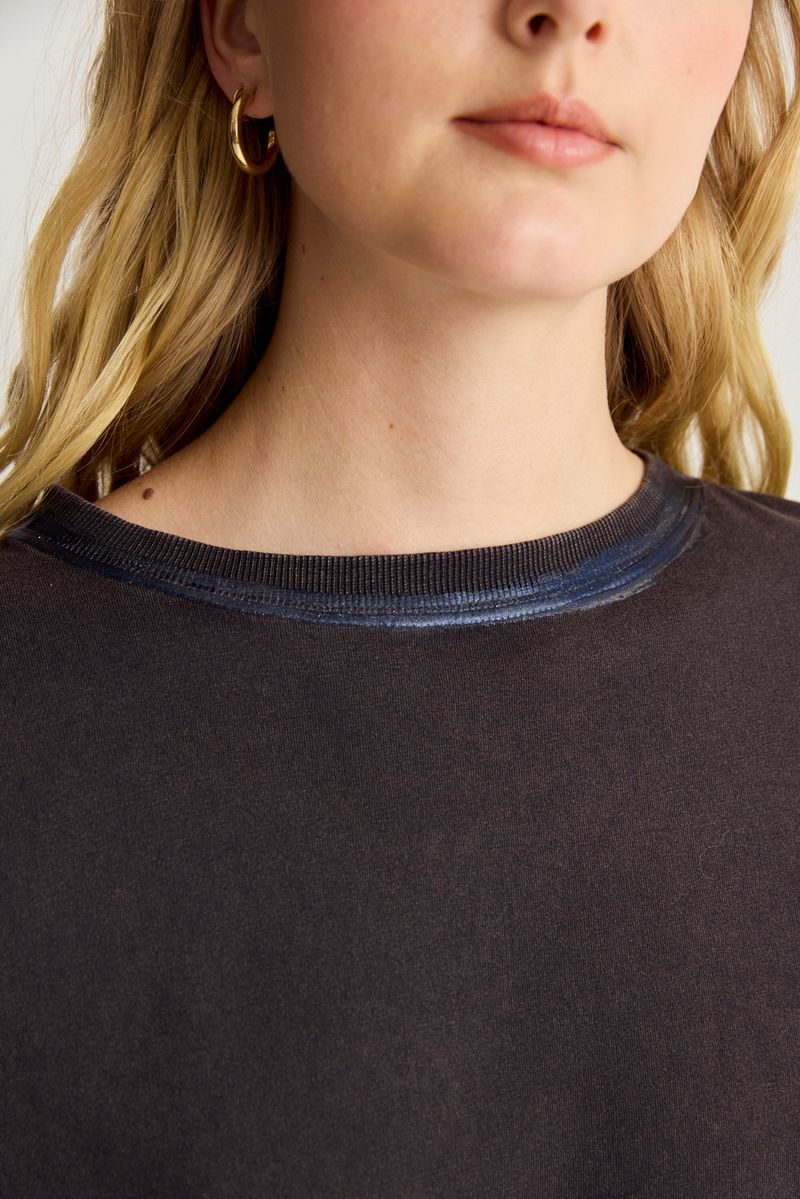 REMERA COTTON WASHED FOIL