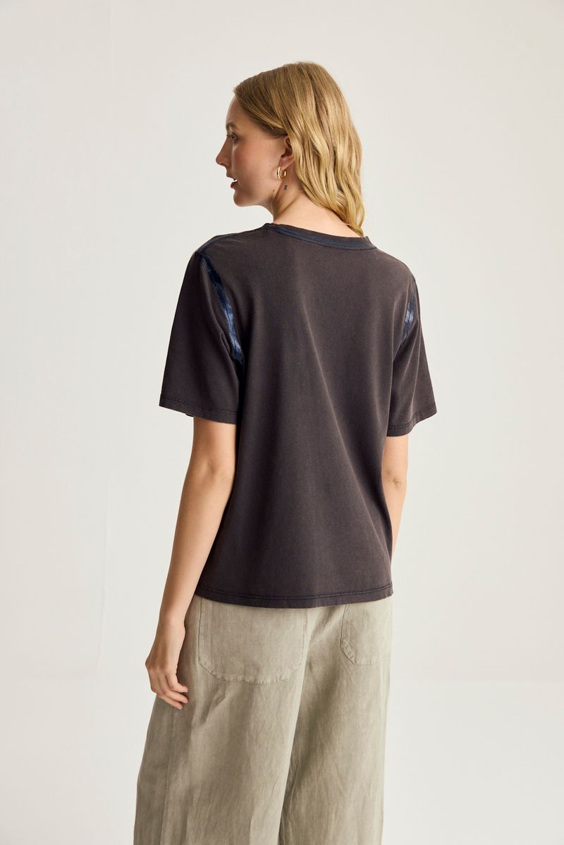 REMERA COTTON WASHED FOIL