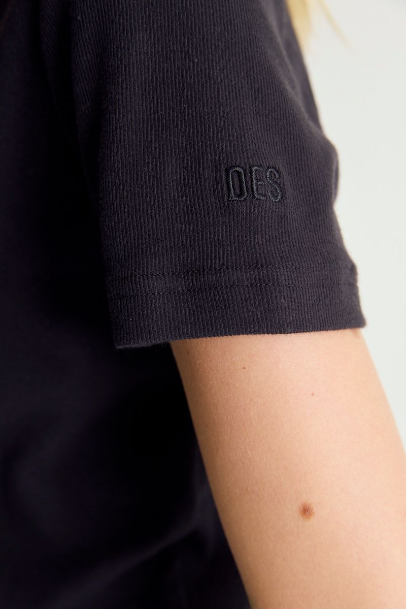 REMERA RIBBED COTTON TYRA