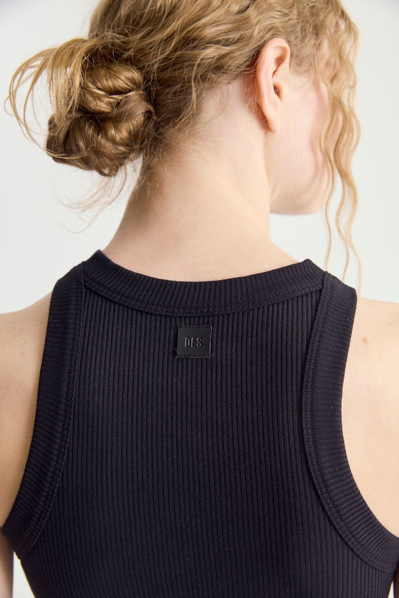 MUSCULOSA BASIC RIBBED COTTON