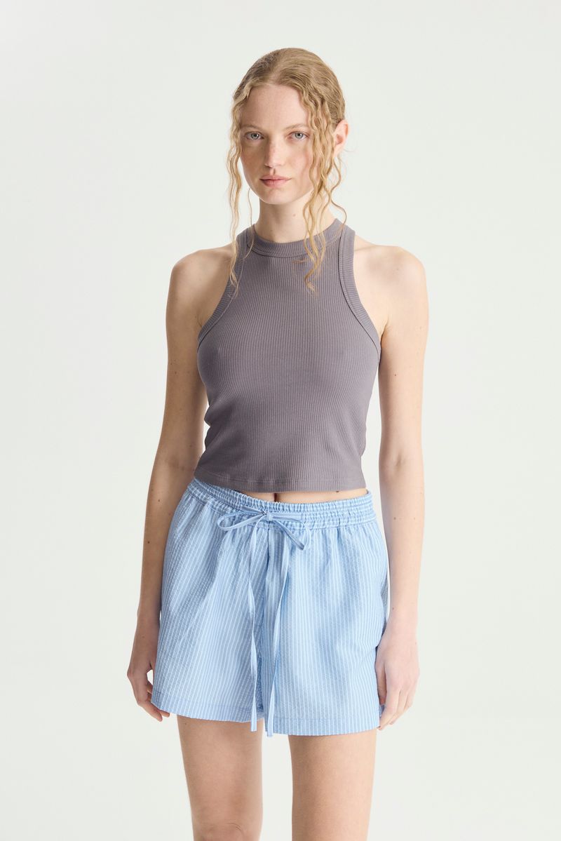 MUSCULOSA BASIC RIBBED COTTON