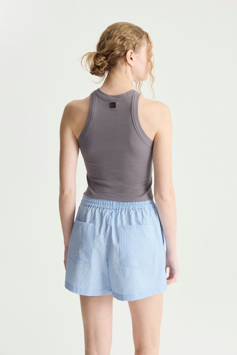 MUSCULOSA BASIC RIBBED COTTON