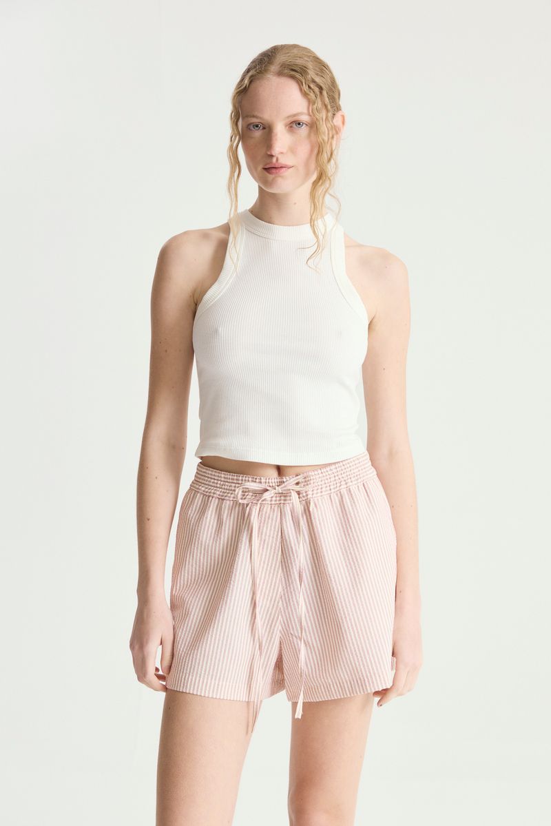 MUSCULOSA BASIC RIBBED COTTON