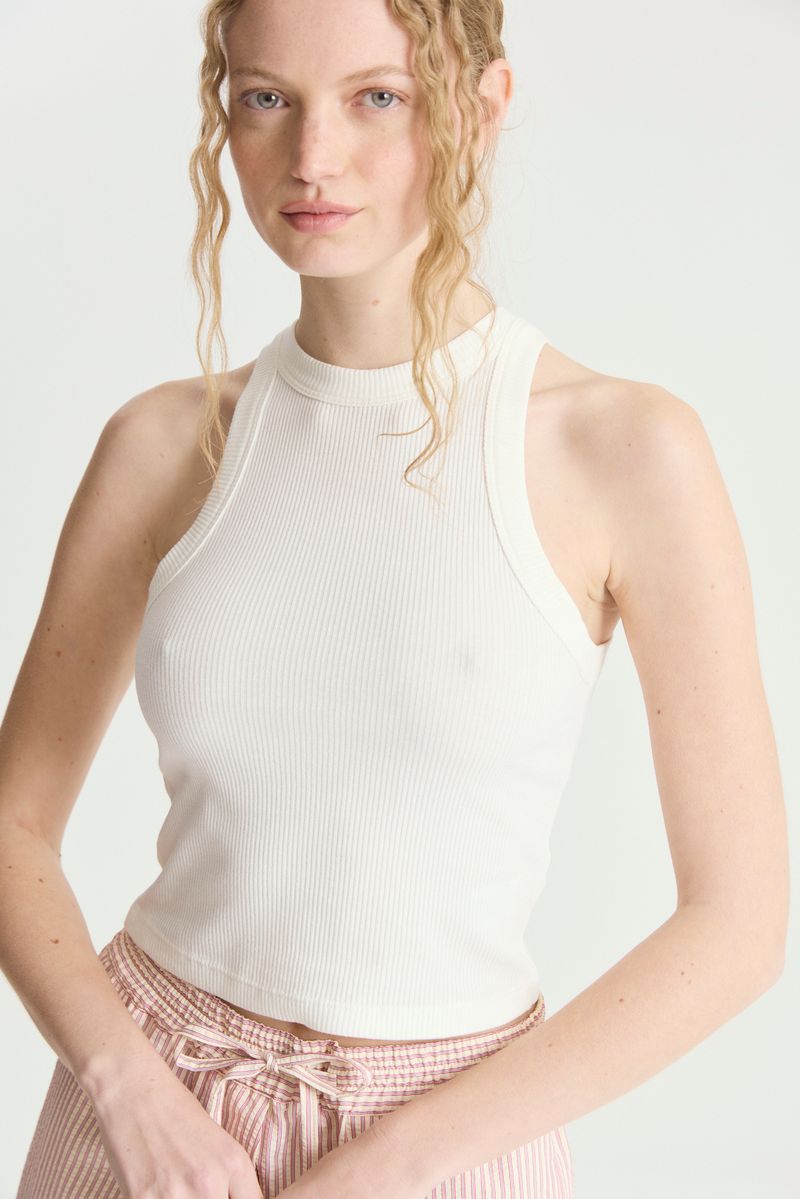 MUSCULOSA BASIC RIBBED COTTON