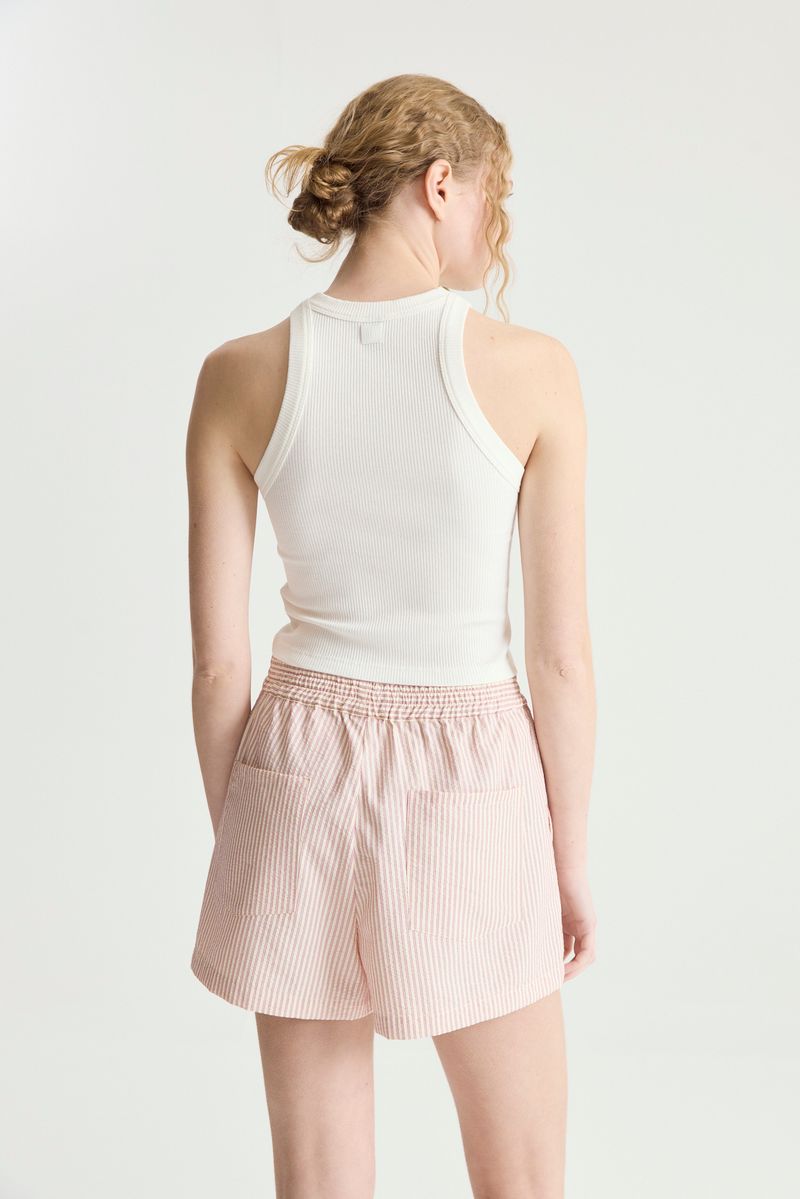 MUSCULOSA BASIC RIBBED COTTON