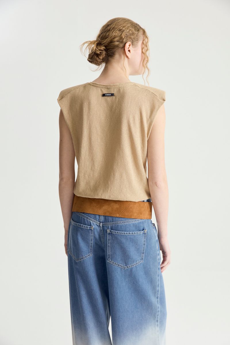 REMERA FLAME SHOULDER BALLOON