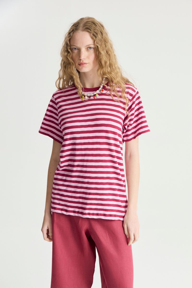 REMERA COTTON MARINE STRIPES