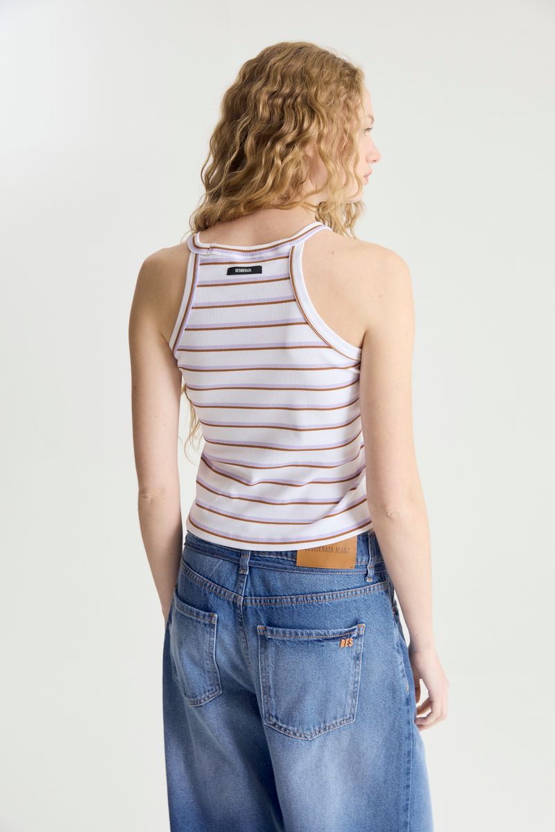 MUSCULOSA BASIC RIBBED BROOKE