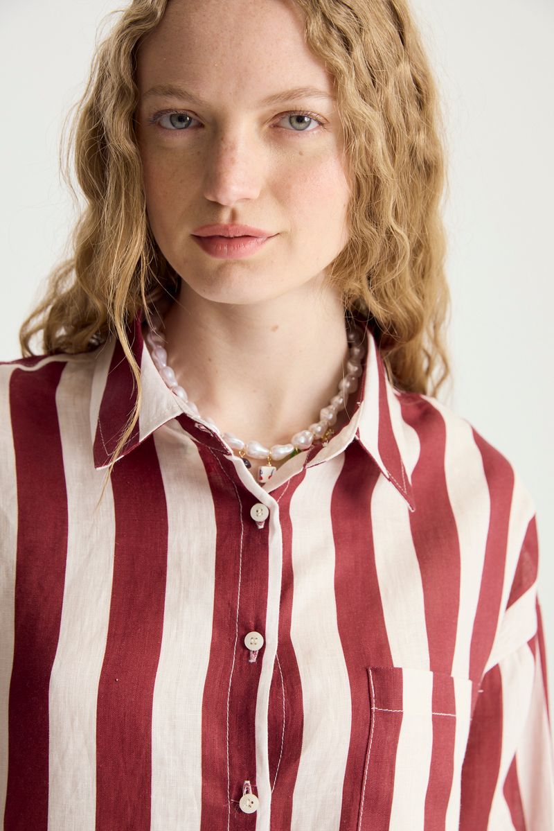 CAMISA STRIPED LINEN