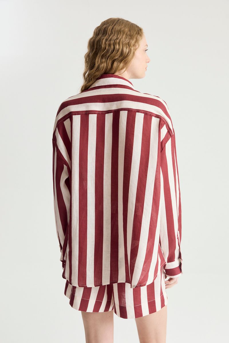 CAMISA STRIPED LINEN
