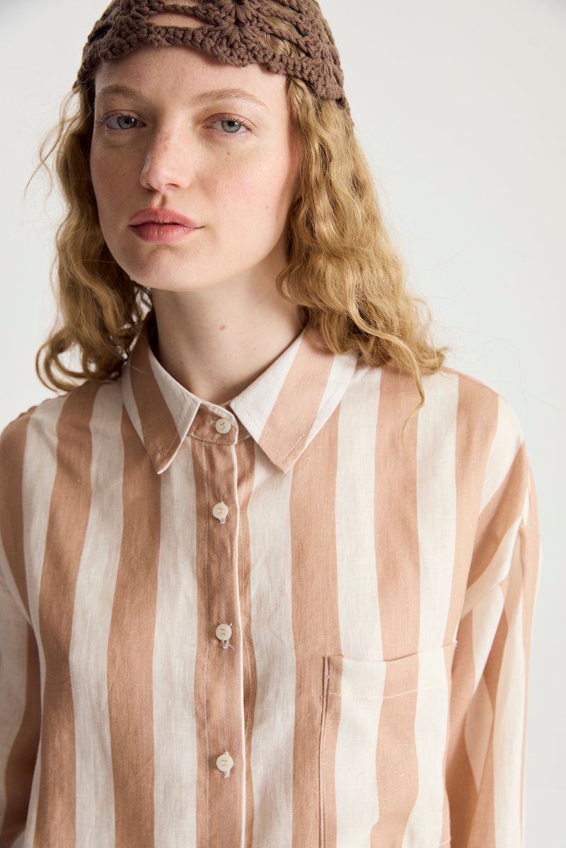 CAMISA STRIPED LINEN