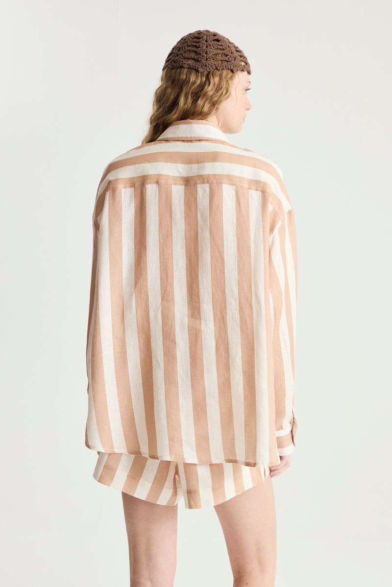 CAMISA STRIPED LINEN
