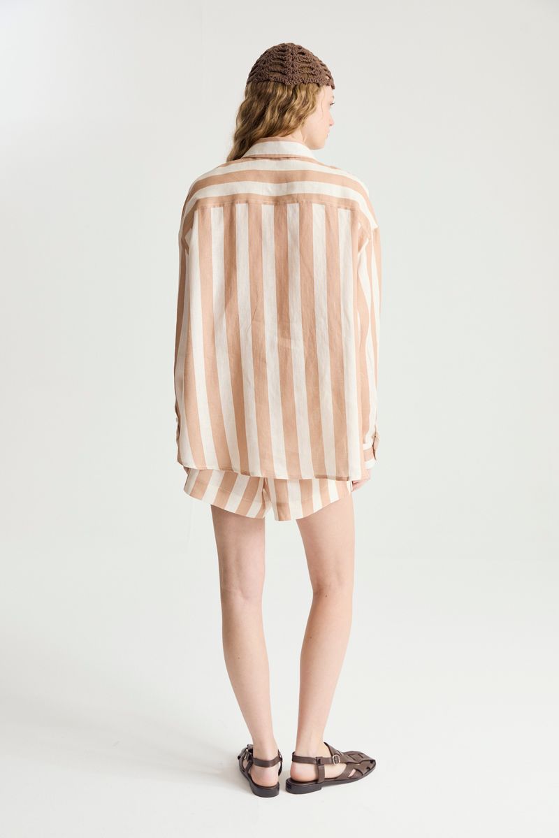 CAMISA STRIPED LINEN