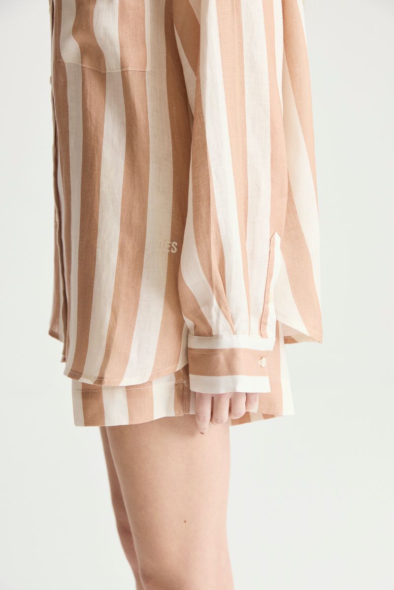 CAMISA STRIPED LINEN