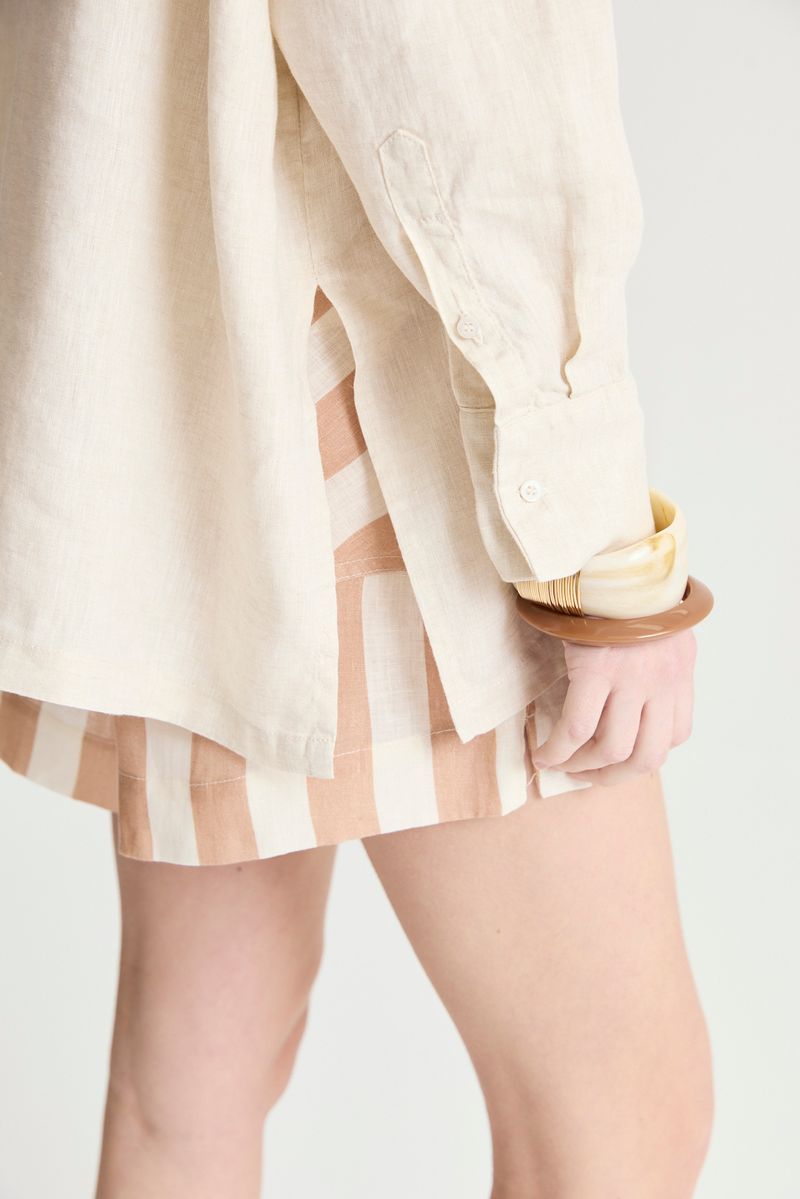 CAMISA LINO OVER SIENA