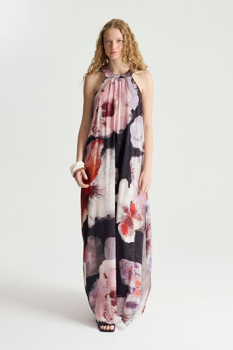 VESTIDO JACQUARD FLOWERS