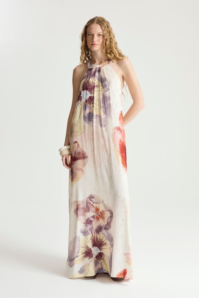 VESTIDO JACQUARD FLOWERS