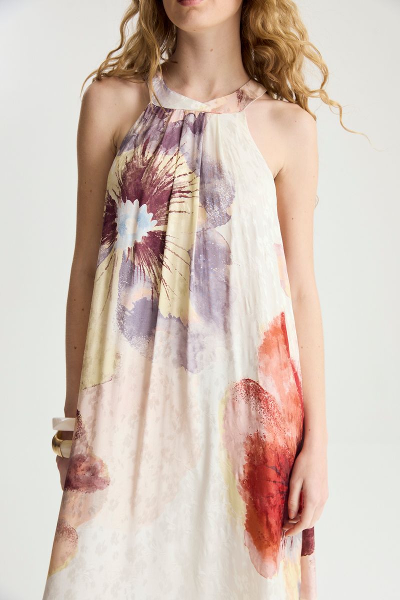 VESTIDO JACQUARD FLOWERS