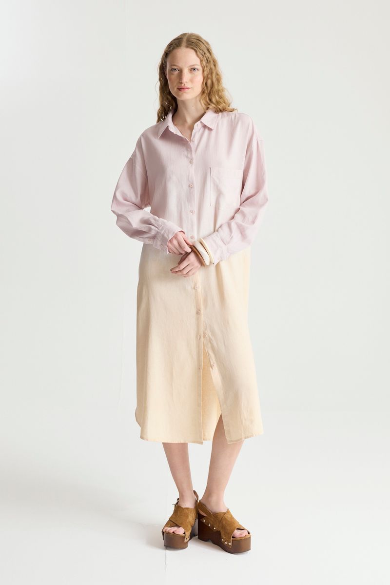 VESTIDO CHEMISE LINEN
