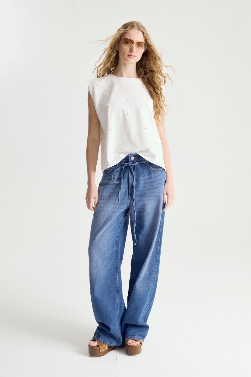 REMERA EMBELLISH NOIR